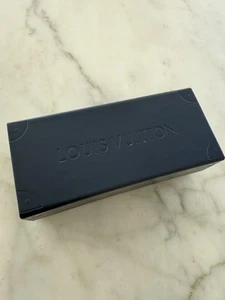 LOUIS VUITTON Sunglasses Glasses Magnetic Case Box  Blue Trunk 6" X 3" X 2.5" - Picture 1 of 5