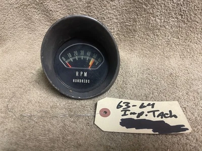 GM 1963-64 CHEVY IMPALA CAPRICE SS OEM TACHOMETER 327 409 SUPER SPORT - Image 1 of 4