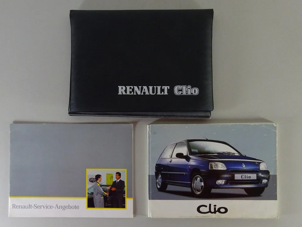 Carpeta De Documentos Con Manual / Guía Renault Clio De Junio De 1997 - Imagen 1 de 2