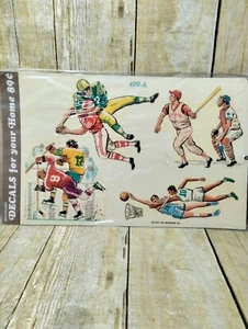 Vintage Sport Meyercord Aufkleber Hockey Football Basketball Baseball 499-A - Bild 1 von 7
