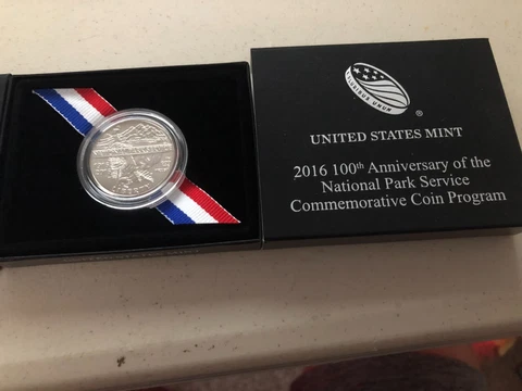 2016 100th Anniversary National Park Service  Silver Unc Uncirculated Coin Cover