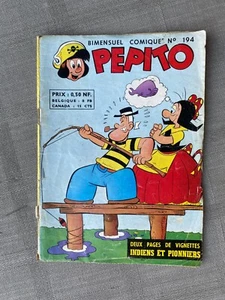 PEPITO 1ere SÉRIE N°194 GILDA AIME LA PEINTURE 1962 EN ÉTAT D'USAGE - Picture 1 of 4