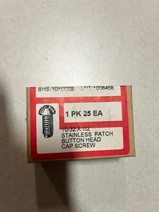 Socket Source Stainless Patch Button Head Cap Screw #BHS-10F008B (Box of 25) - Picture 1 of 4