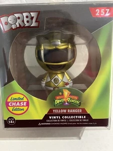 Funko Dorbz Yellow Ranger Chase Edition #257 Pop Culture Gold W Free Protector - Picture 1 of 8