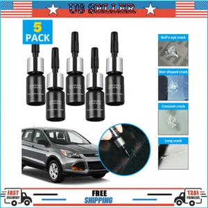 5 Pack Car Windshield Crack Repair Broken Glass Repair Adhesive Glass Corrector - Picture 1 of 11