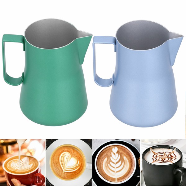 Stainless Steel Coffee Milk Frothing Jug Milk Pitcher Waist Shape Frother Cbz Photo Related