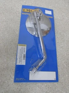 NEW EMGO 4" ROUND UNIVERSAL CHROME MIRROR RH OR LH CB STYLE 8 MM CB350 CB450 - Bild 1 von 2