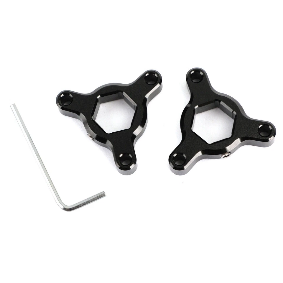 Fork Pre Adjusters Black 14MM Fit for Kawasaki Ninja ZX6R ZX10R ZZR1400 Z800 - Image 1 of 4
