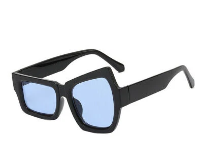 Unique Polygon Sunglasses Eyebrow Raised UV400 Goggles Street-snap Eyewear - Image 1 of 4