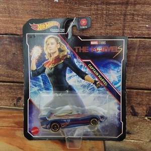 Hot Wheels Character Cars THE MARVELS Captain Marvels NEW - Picture 1 of 8