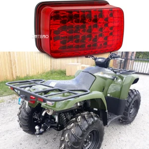 ATV UTV LED Red Lens Brake Stop Running Taillight For Yamaha Kodiak 400 450 700 - Foto 1 di 14
