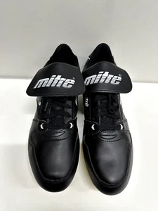 Mitre Vintage Años 90 Hombre Talla 11 Béisbol Negro Tacos Zapatos - Imagen 1 de 12