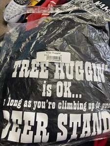 Beef jerky outlet Panama City Beach 2XL TREE HUGGIN T Shirt NWT - Picture 1 of 3