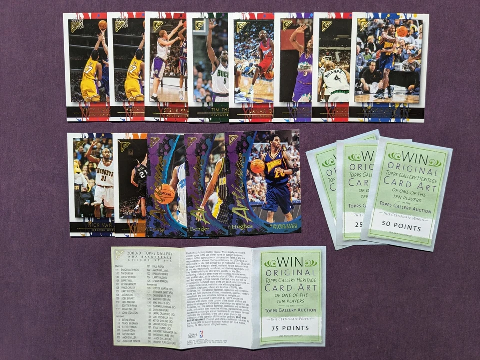 2000-01 Topps Gallery Basketball - - - Pick A Card - - - Complete a Set - Image 1 of 1