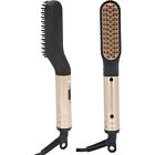 (Prise UK)Beard Straightener Electric Heated Hair Straightening Comb VIS