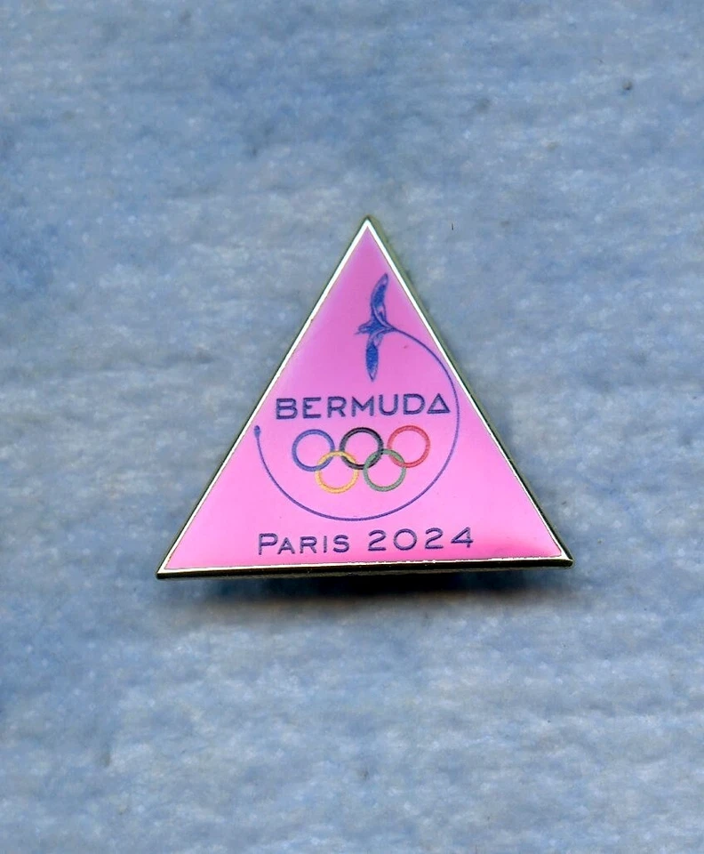 NOC Bermuda 2024 Paris OLYMPIC Games Pin Enamel - Image 1 of 1