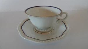 2tlg. Sammelgedeck, Mokkatasse, Rosenthal Bavaria, Perlrand, 1919-1935 - Bild 1 von 4
