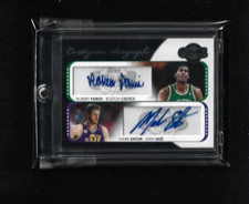 Robert Parish & Mark Eaton 2008-09 Topps Co-Signers Dual Auto #/240 Celtics Jazz