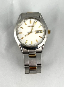 Seiko Men's 0N0567 Automatic Grey Dial Stainless Steel Bracelet Japan Watch - Picture 1 of 11