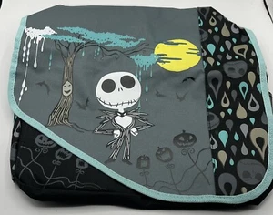 NWT - Disney Nightmare Before Christmas Messenger Bag Jack Goth Punk Psychobilly - Picture 1 of 7