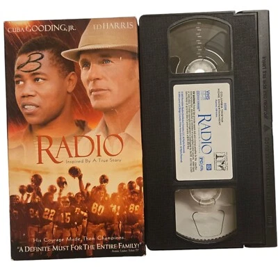 Radio VHS Tape Cuba Gooding Jr Ed Harris Debra Winger Vintage Movie - Image 1 of 4