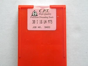 Placas para fresado de roscas de C.P.T., 30 I 16 UN MT 5 - Imagen 1 de 2
