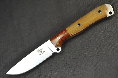 Busse Custom Mini Mean Street .15" hoja INFI satinada, mango de madera de roble G-rexed Foto 1 de 4