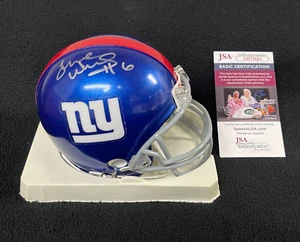 Tyrone Wheatley Signed New York Giants Mini Helmet JSA COA - Picture 1 of 5