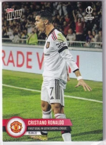 Topps Now 2022 Liga Mistrzów Karta nr 10 Cristiano Ronaldo First Goal - Zdjęcie 1 z 2