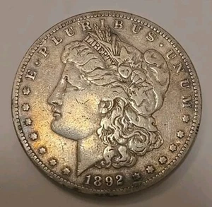 1892 S MORGAN DOLLAR TOUGH DATE !! TOLLES STÜCK$$ MUST SEE SILBER!  - Bild 1 von 6