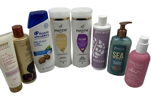 (8) Pantene Function Mielle Pure Zero Raw Sugar Shampoo & Conditioner Lot - Picture 1 of 6