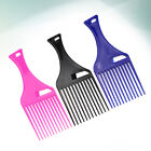  3 Pcs Salon Comb Hair Fork Twist Curl Wide Tooth Afro Smooth Picks Hollow Out