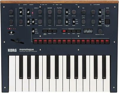 KORG Monophonic Analog Synthesizer Monologue-BL Monologue Dark Blue - Image 1 of 4