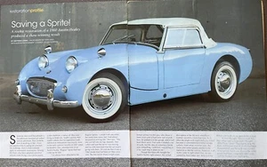 1960 AUSTIN HEALEY SPRITE RESTORATION 7 PG COLOR Article - Picture 1 of 3