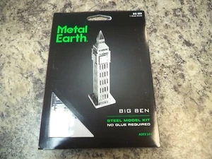 Big Ben Tower - Kit Modellino Terra in Metallo 3D Montaggio Nuovo! - Foto 1 di 1