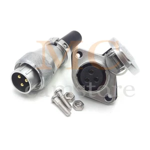 WEIPU 3pin Connector, WS20 Aviation AC DC Heavy Industrial Connector Plug Socket - Picture 1 of 8