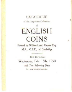 Catalogue of the Important collection of English Coins Formed By William Luard R - Picture 1 of 1