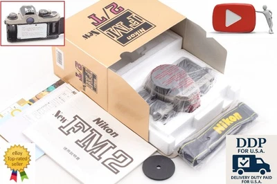 LATE S/N 9000xxx [Unused Boxed] Nikon New FM2/T Titan SLR Film Camera From JAPAN - Image 1 of 4