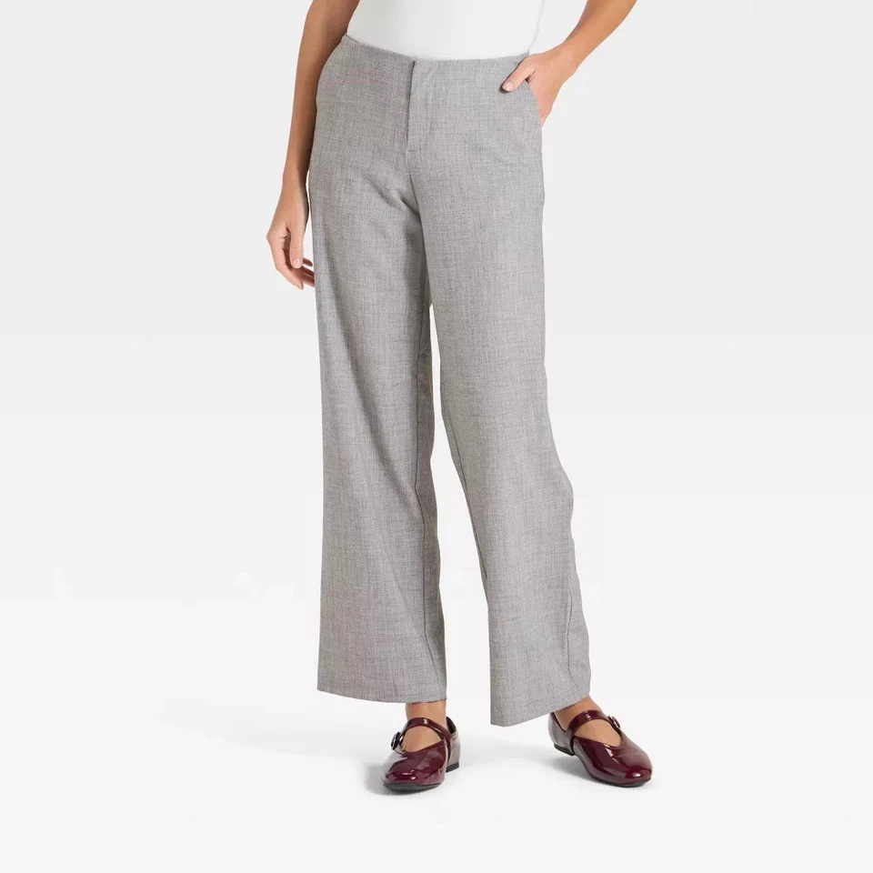 Women's Mid-Rise Bootcut Pants - A New Day - Image 1 of 1