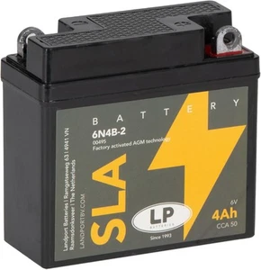 Landport SLA 6N4B-2 Battery 6V,4Ah,50CCA Fits Suzuki TS 125 ER TS1252 1979-1982 - Picture 1 of 5