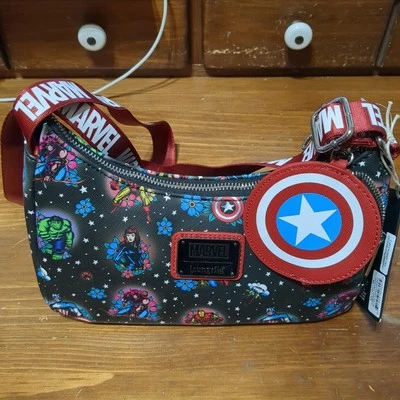 Bolso de hombro Marvel Avengers de Loungefly Foto 1 de 3