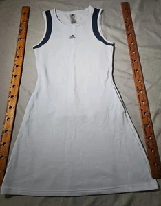Vestido sin mangas Adidas Zoe Saldana para mujer azul medio ocio centro logotipo bolsillo - Imagen 1 de 13