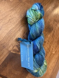 Expression Fiber Arts Yarn Pearlescent Fingering 550yds Merino, Silk Mosaic Tile - Picture 1 of 12