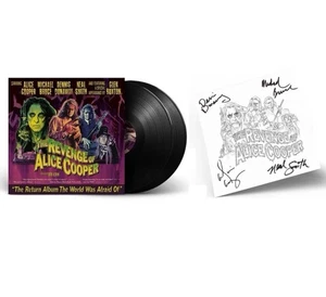 The Revenge Of Alice Cooper Black Vinyl SIGNED Insert AUTOGRAPHED PROOF PRESALE - Foto 1 di 1