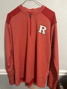 Rutgers Scarlet Knights NCAA Champion Men's Lightweight Quarter-Zip Size XL - Picture 1 of 6