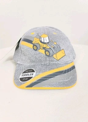 John Deere 2T-4T Toddler Baseball Hat One Size Tractor Print Gray Cap Boys - Image 1 of 4