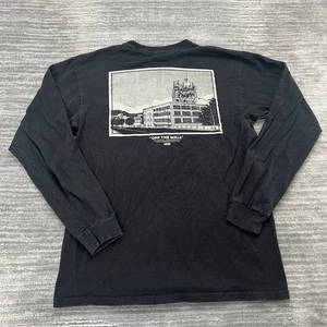 VANS Shirt Sz M Youth Logo Portland Oregon Off The Wall Long Sleeve Classic Fit - Picture 1 of 9