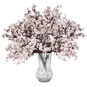 Baby's Breath Artificial Flowers Fake Silk Flowers Home Decor Floral Arrangem... - Picture 1 of 7