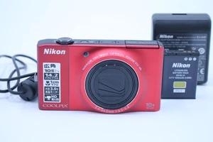 Nikon COOLPIX S8000 Compact Digital Camera Flash Red S8000RD Tested Condition - Picture 1 of 8
