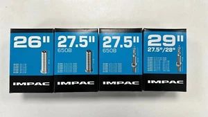 Impac Tubes buy 2 buy 4 presta or schrader valve - Picture 1 of 3